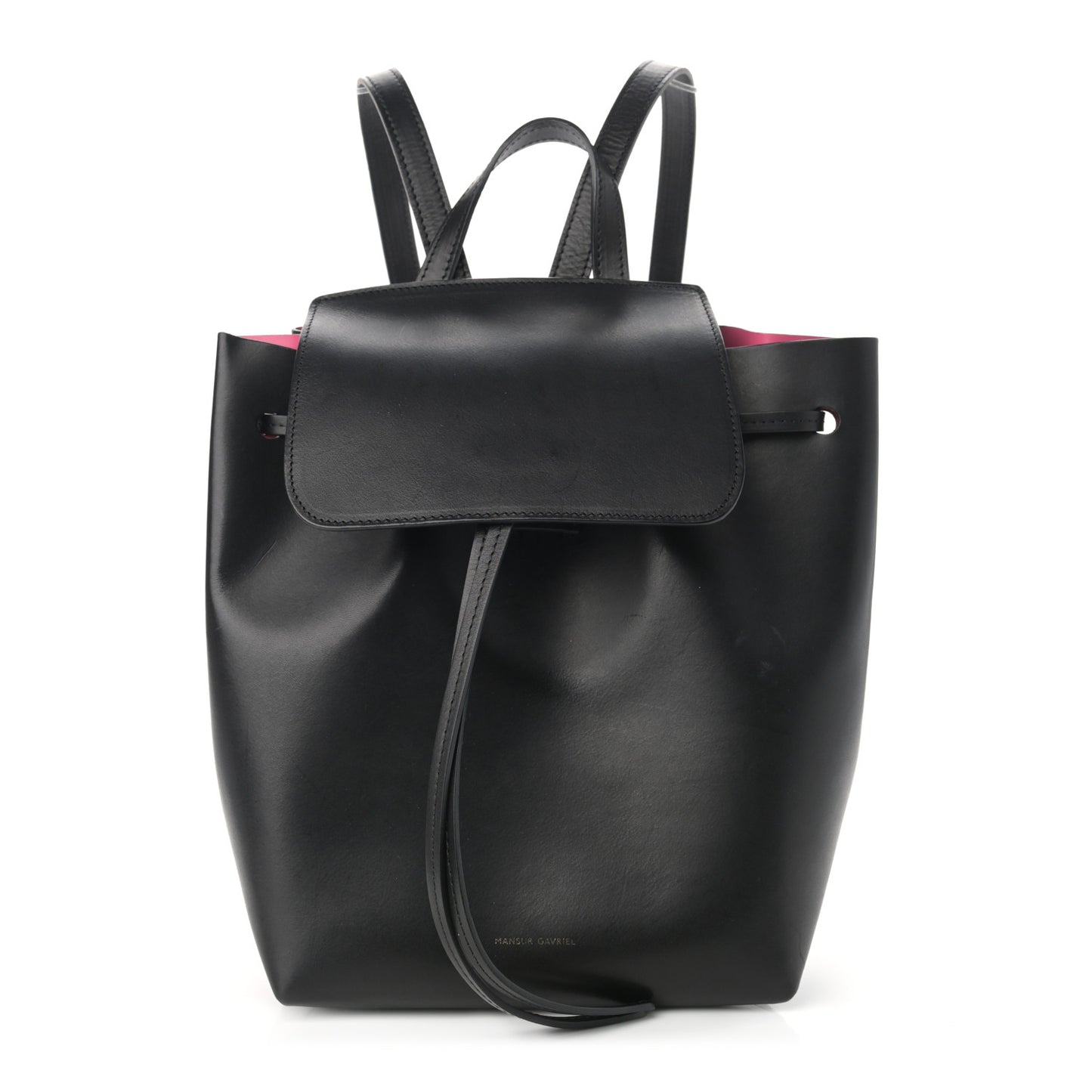 Vegetable Tanned Calfskin Backpack Black Dolly
