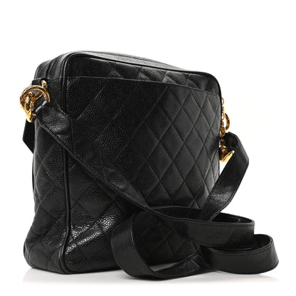 Chanel Caviar Quilted Flap Camera Case Black 3 of 11
