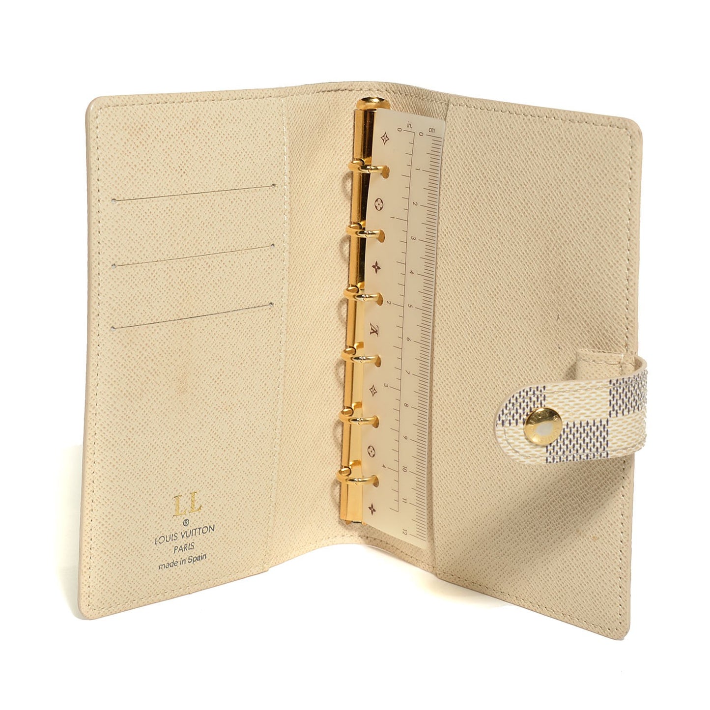Damier Azur Small Ring Agenda Cover