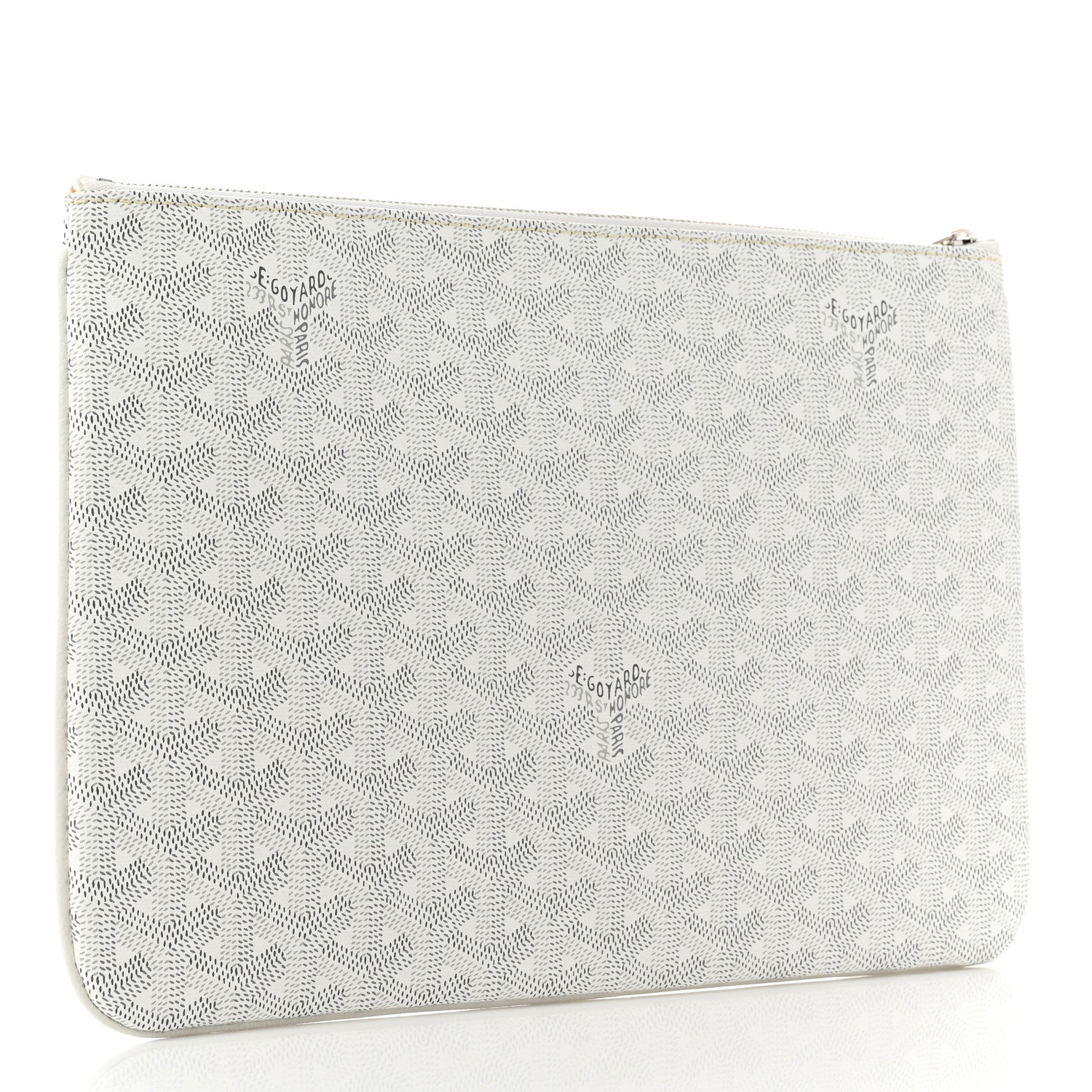 Goyard Goyardine Senat Pochette MM White 3 of 7