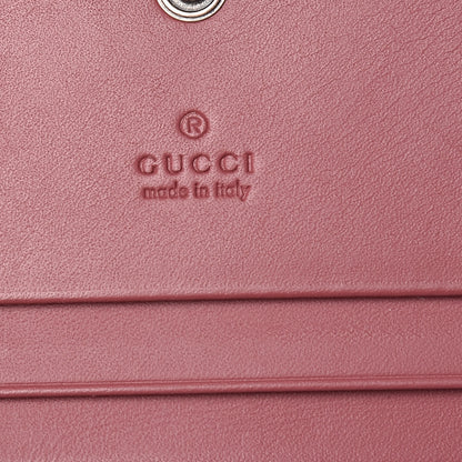 Gucci GG Supreme Monogram Blooms Card Case Beige Multicolor Dry Rose 8 of 12