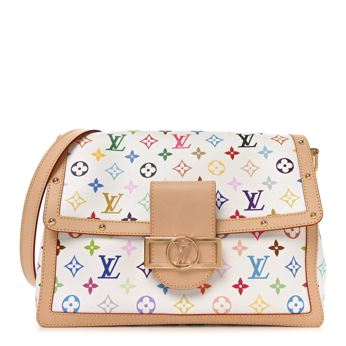 LV X TM Monogram Multicolor Dauphine Soft GM White