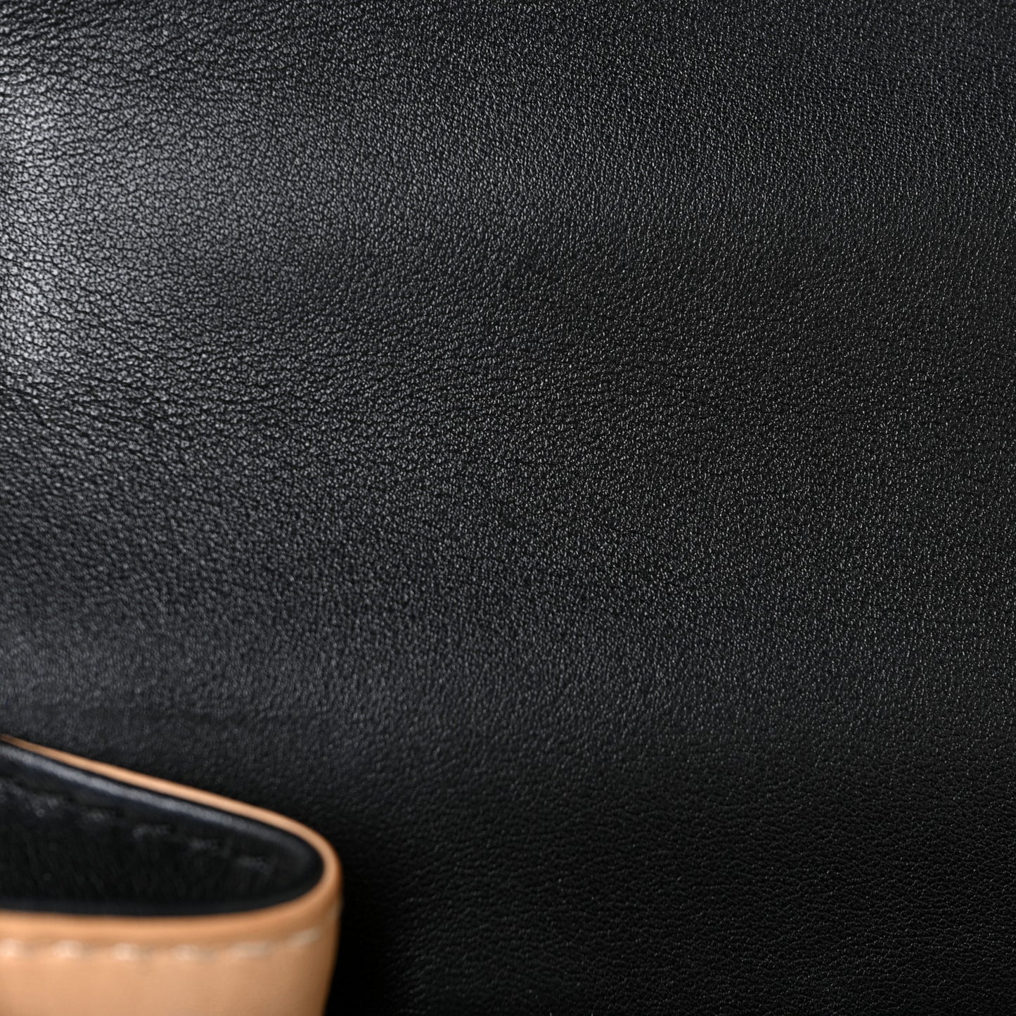 Calfskin MM Tempete Satchel Black