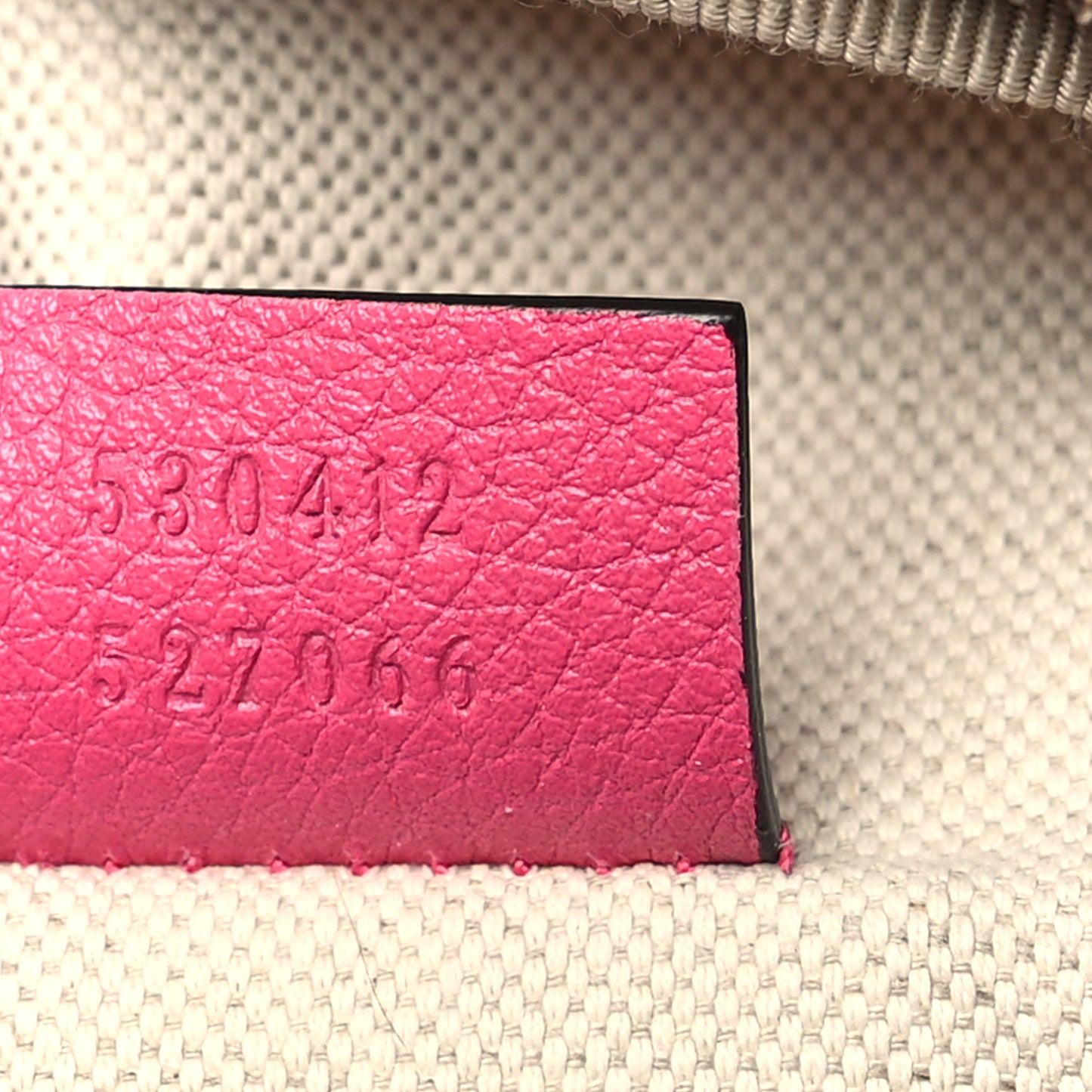 Grained Calfskin Logo Belt Bag Pink