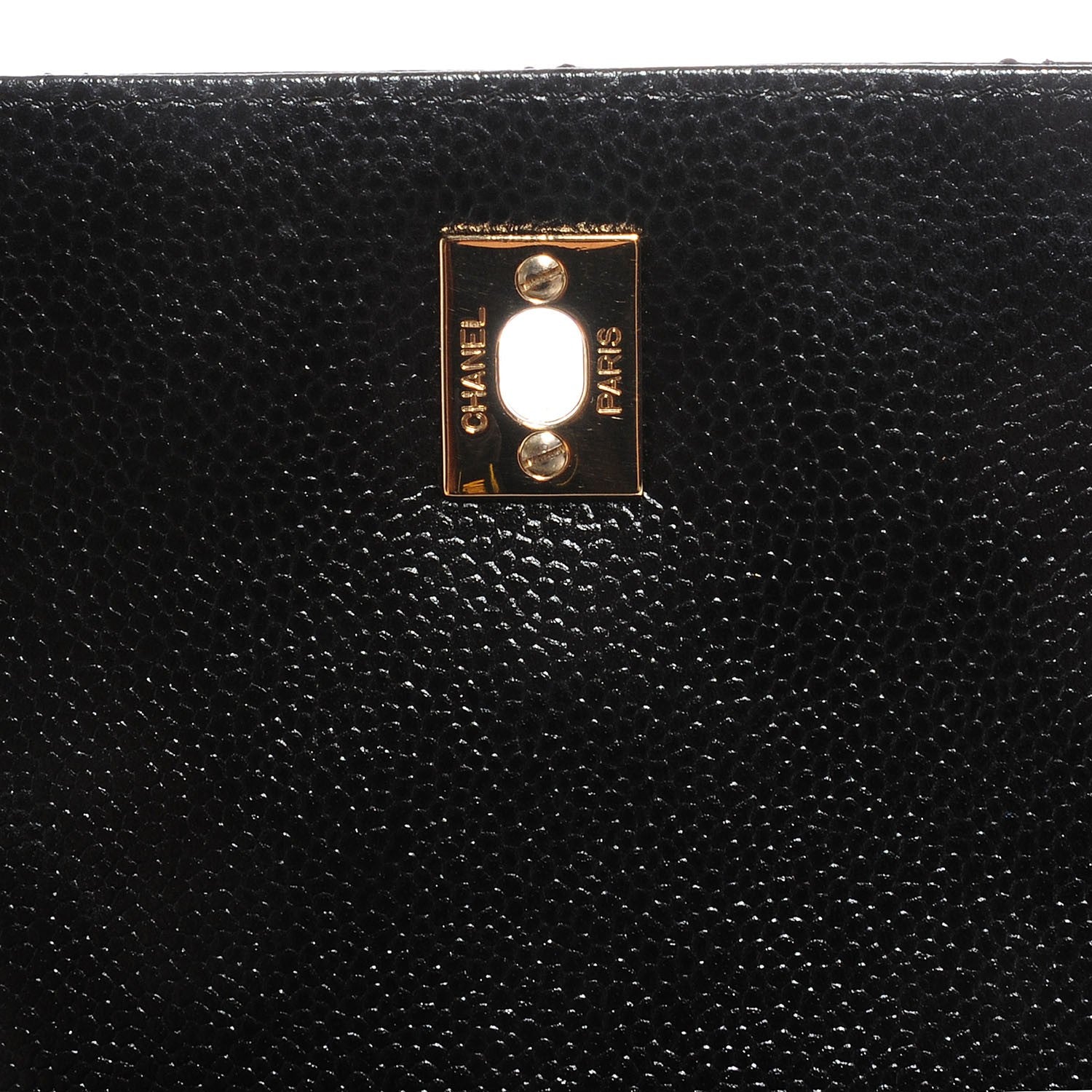 Chanel Caviar Kelly Jumbo Flap Bag Black 8 of 10