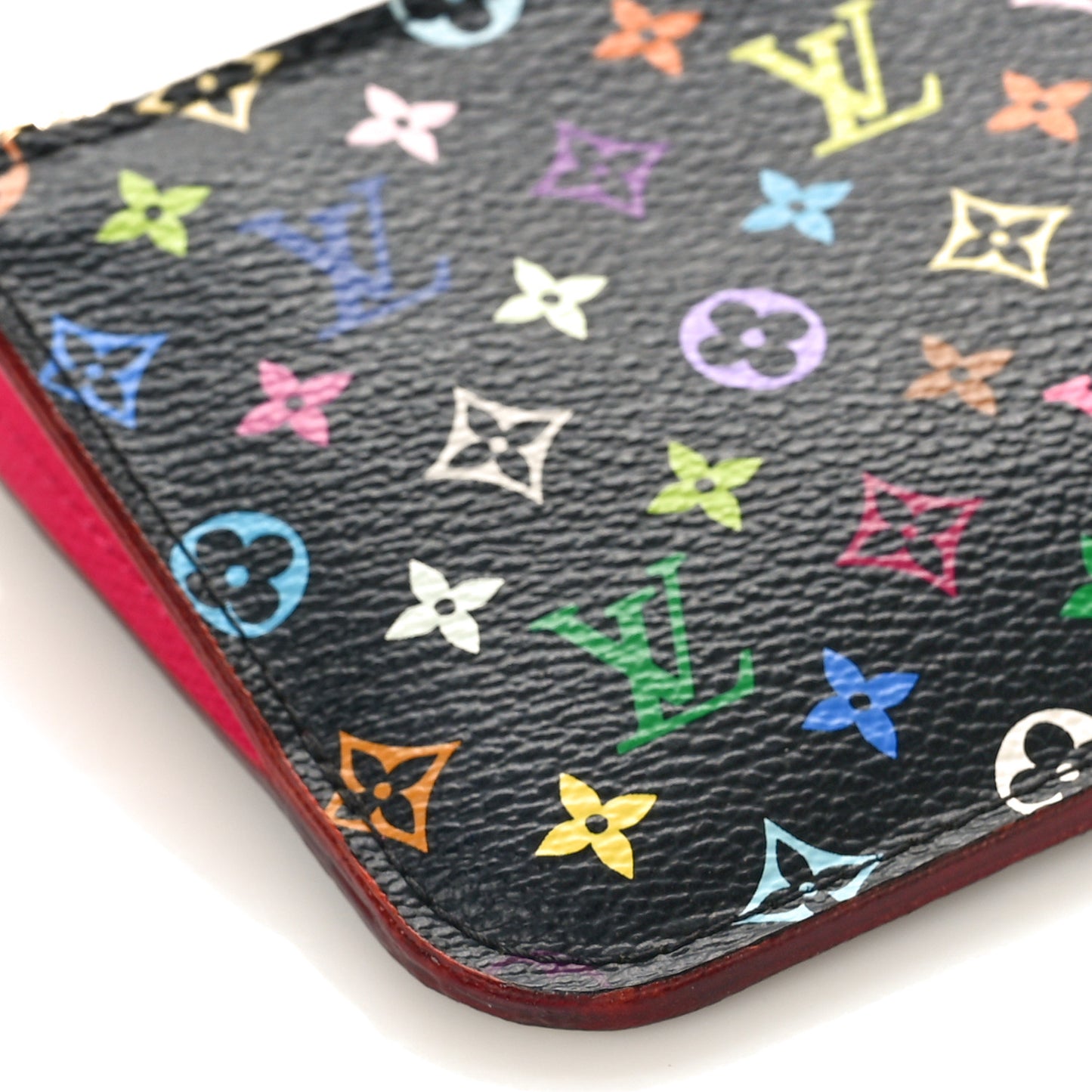 Monogram Multicolor Key Pouch Black Grenade