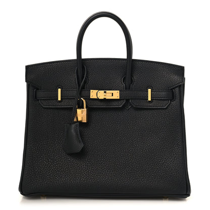 Hermes Togo Birkin 25 Black 1 of 13