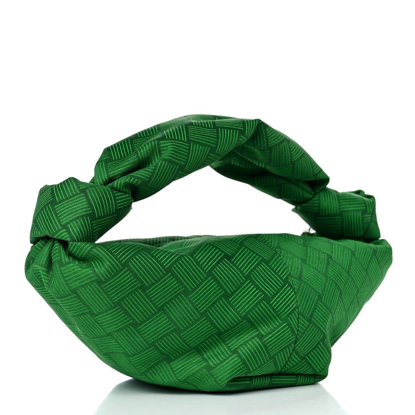 Jacquard Mini Double Knot Bag Green
