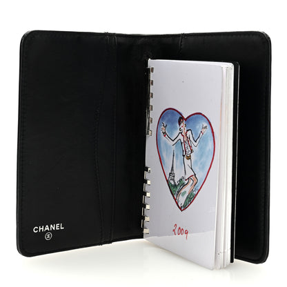 Chanel Patent Calfskin Lucky Symbols Agenda Cover Black 5 of 6