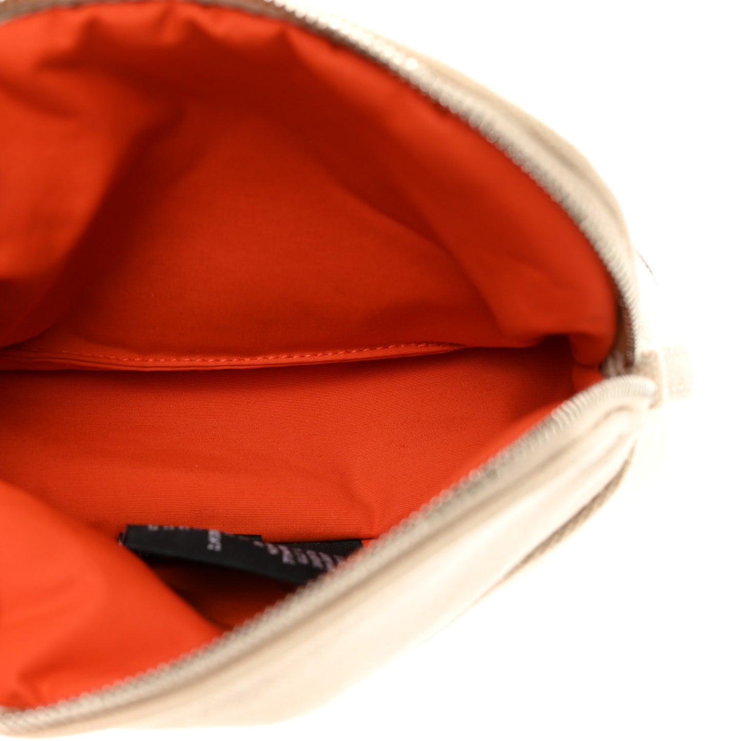 Cotton Canvas Mini Mini Bolide Travel Cosmetic Pouch Natural