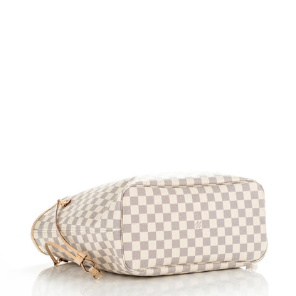 Louis Vuitton Damier Azur Neo Neverfull MM Rose Ballerine 4 of 8