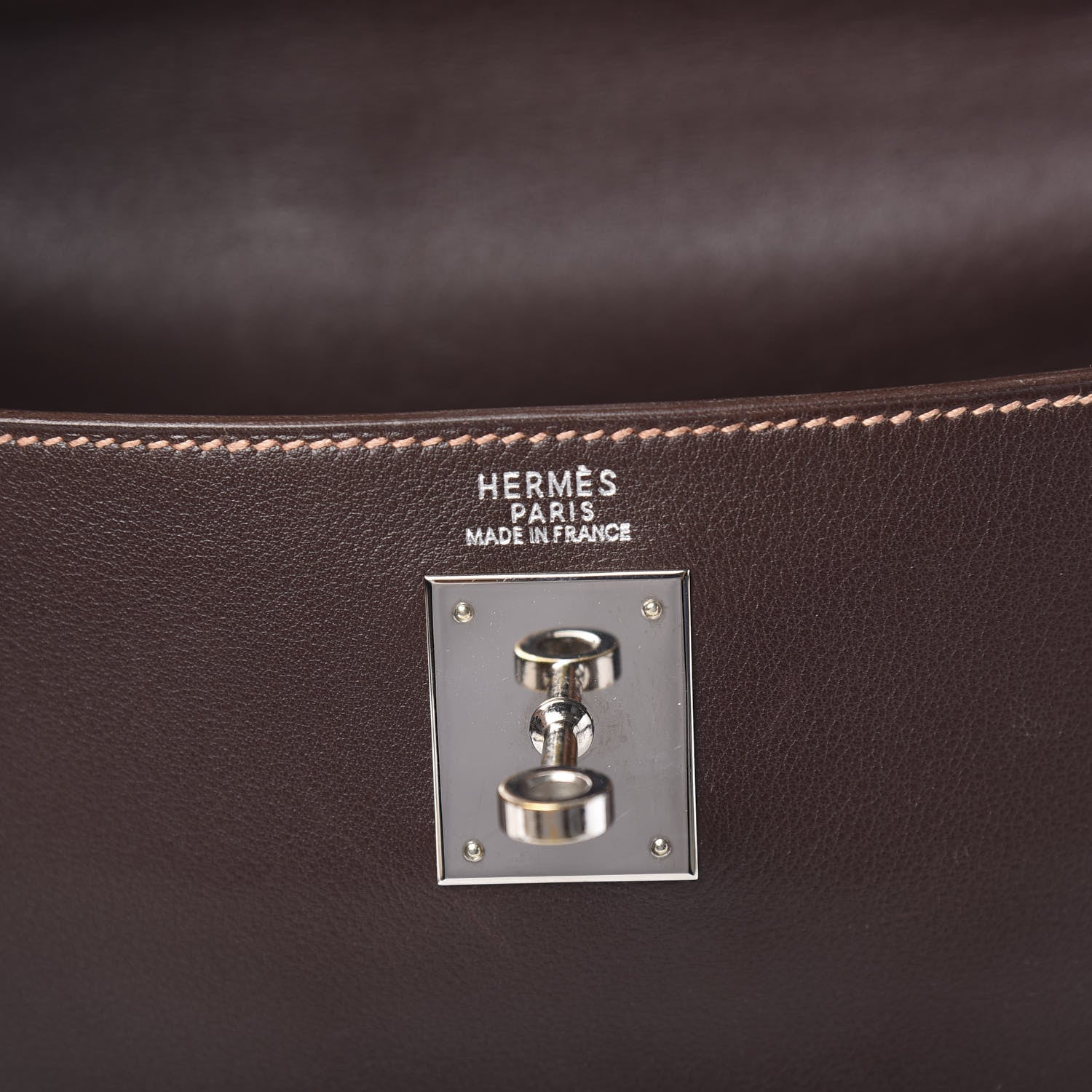 Hermes Evercalf Kelly Retourne 32 Havane 5 of 9