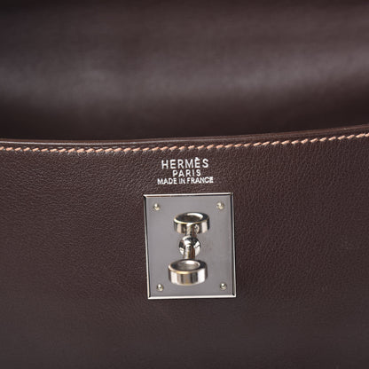 Hermes Evercalf Kelly Retourne 32 Havane 5 of 9
