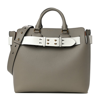 Burberry Soft Grain Calfskin Medium Belt Bag Mineral Grey 1 of 8
