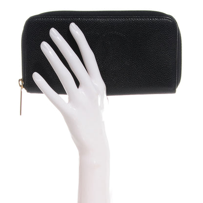 Chanel Caviar Large Timeless CC Zip Around Wallet Black 2 of 9