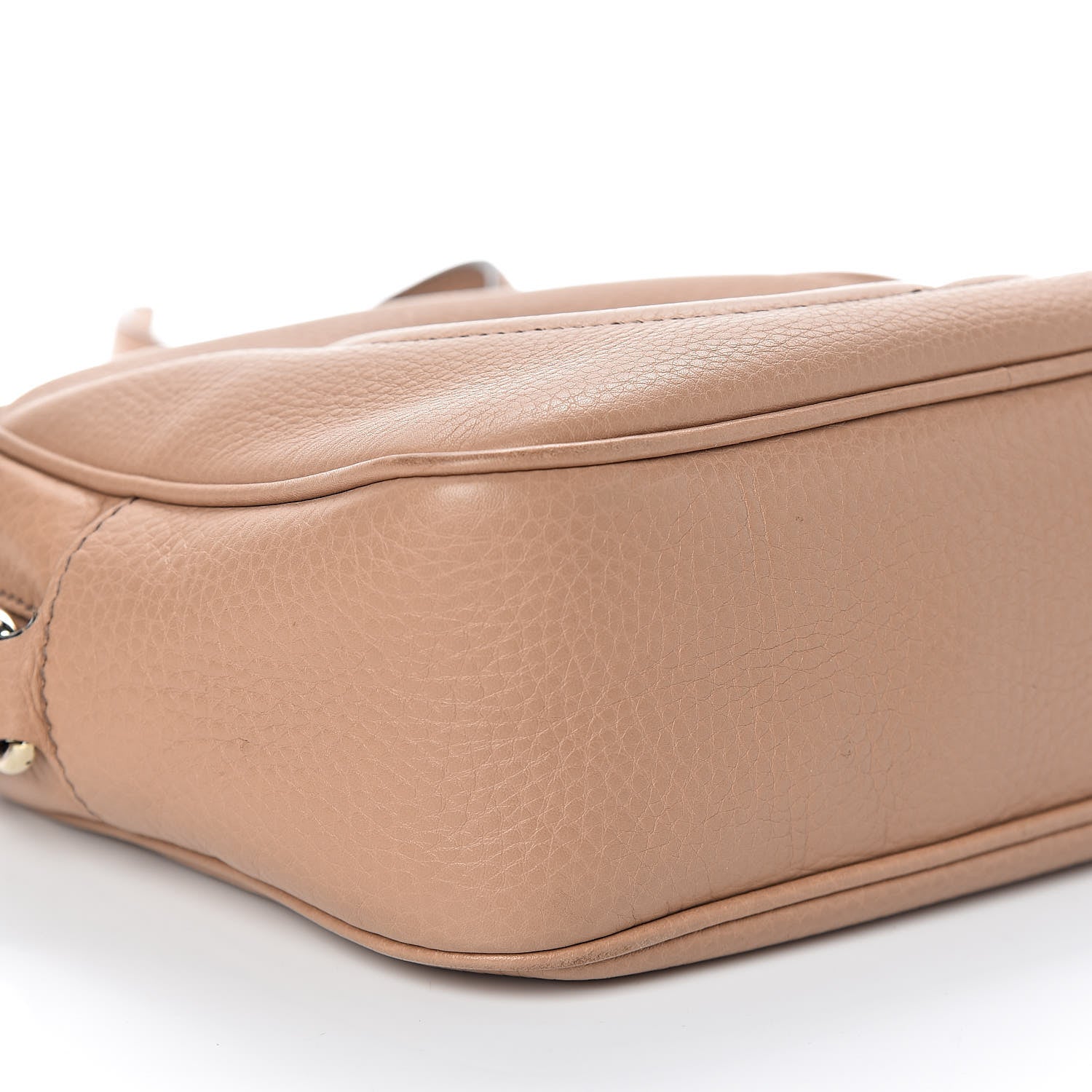 Gucci Pebbled Calfskin Small Soho Disco Bag Rose Beige 9 of 11