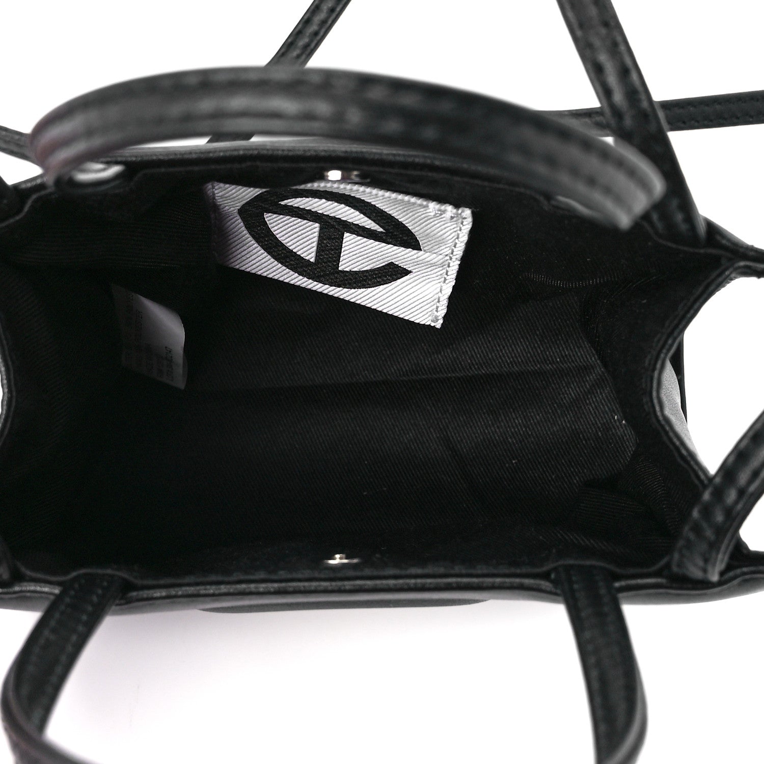 Telfar Vegan Leather Small Shopping Bag Black 5 of 11