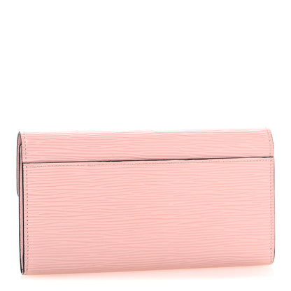 Louis Vuitton Epi Sarah Wallet NM Rose Ballerine 3 of 10
