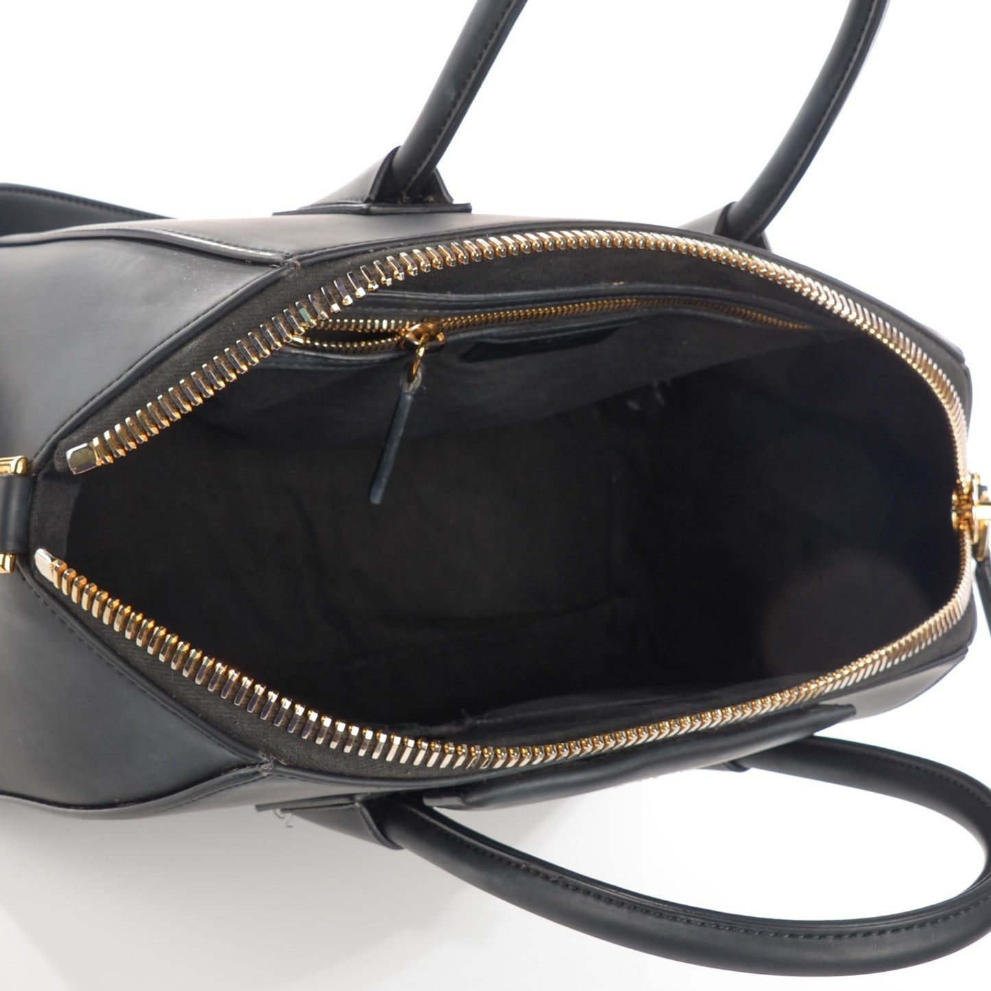 Rubber Effect Calfskin Medium Antigona Black