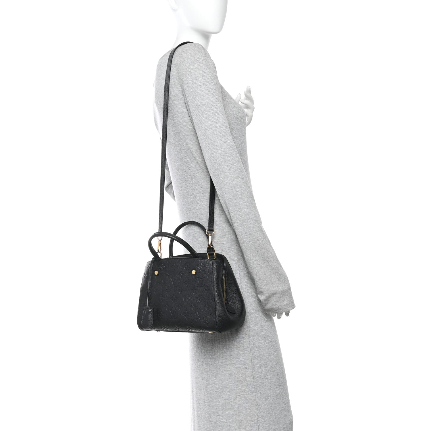 Louis Vuitton Empreinte Montaigne BB Black 2 of 9