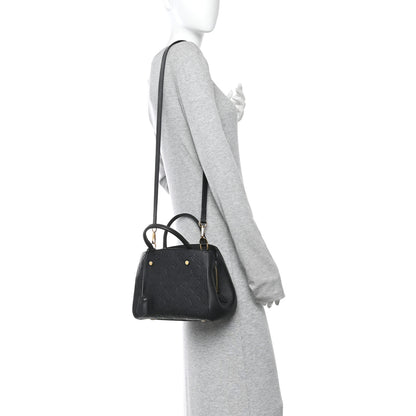 Louis Vuitton Empreinte Montaigne BB Black 2 of 9