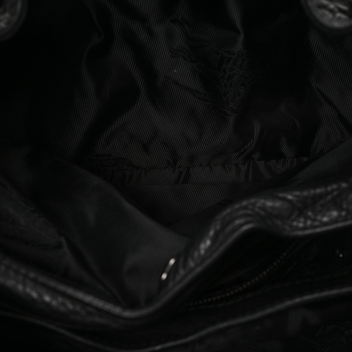 Burberry Calfskin Mason Warrior Studded Hobo Black 7 of 14