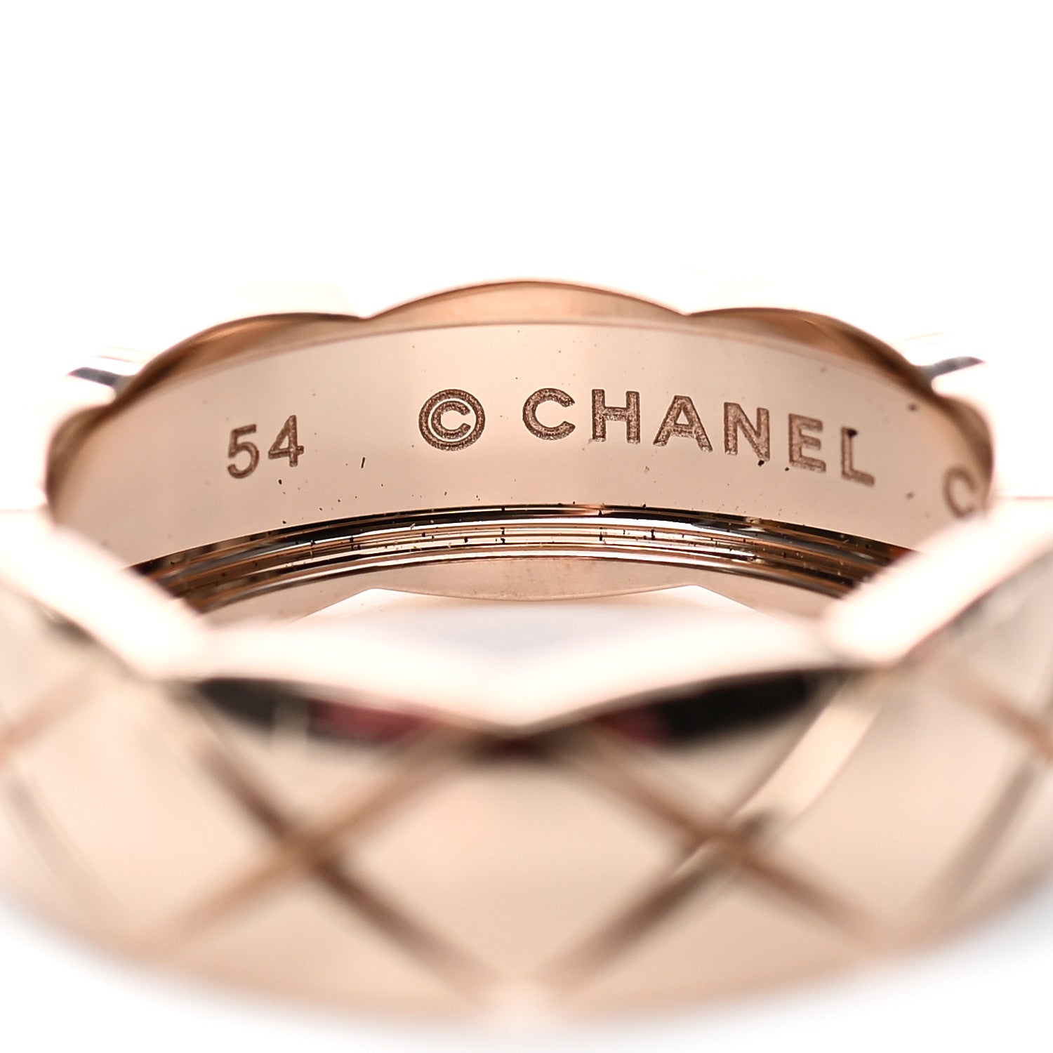 Chanel 18K Beige Gold Small Coco Crush Ring 54 7 3 of 6