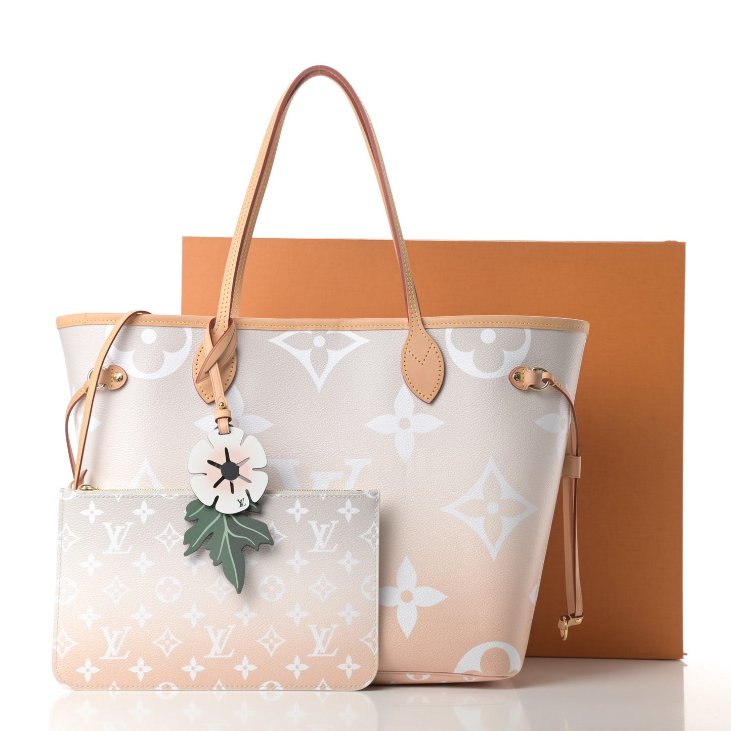 Monogram Giant By The Pool Neverfull MM Brume