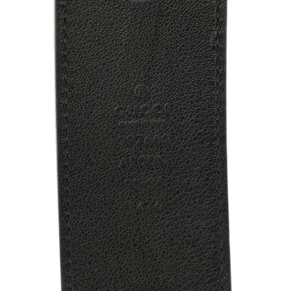 Gucci Moon Calfskin Nickel Double G 40mm Belt 90 36 Black 3 of 5