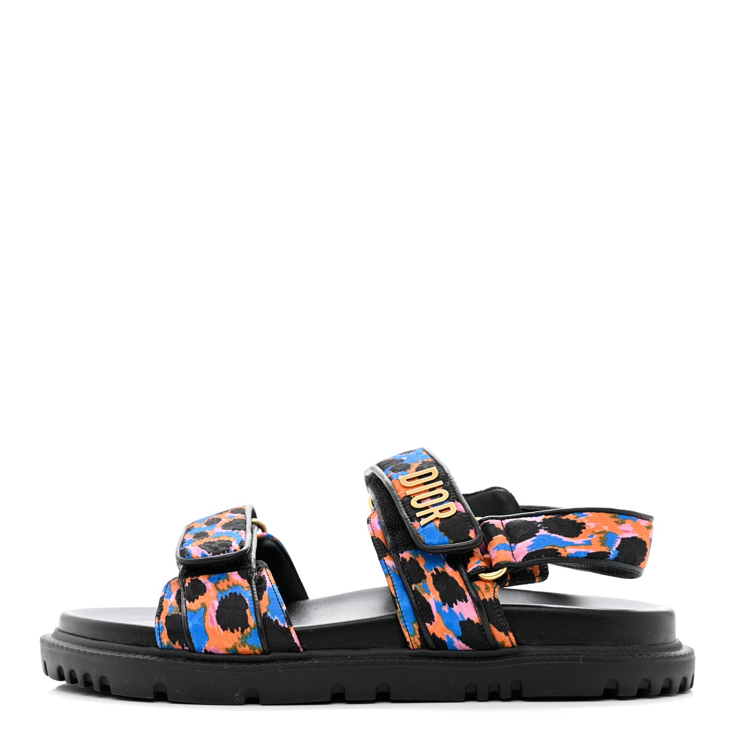 Technical Fabric Mizza Print DiorAct Sandals 38 Multicolor