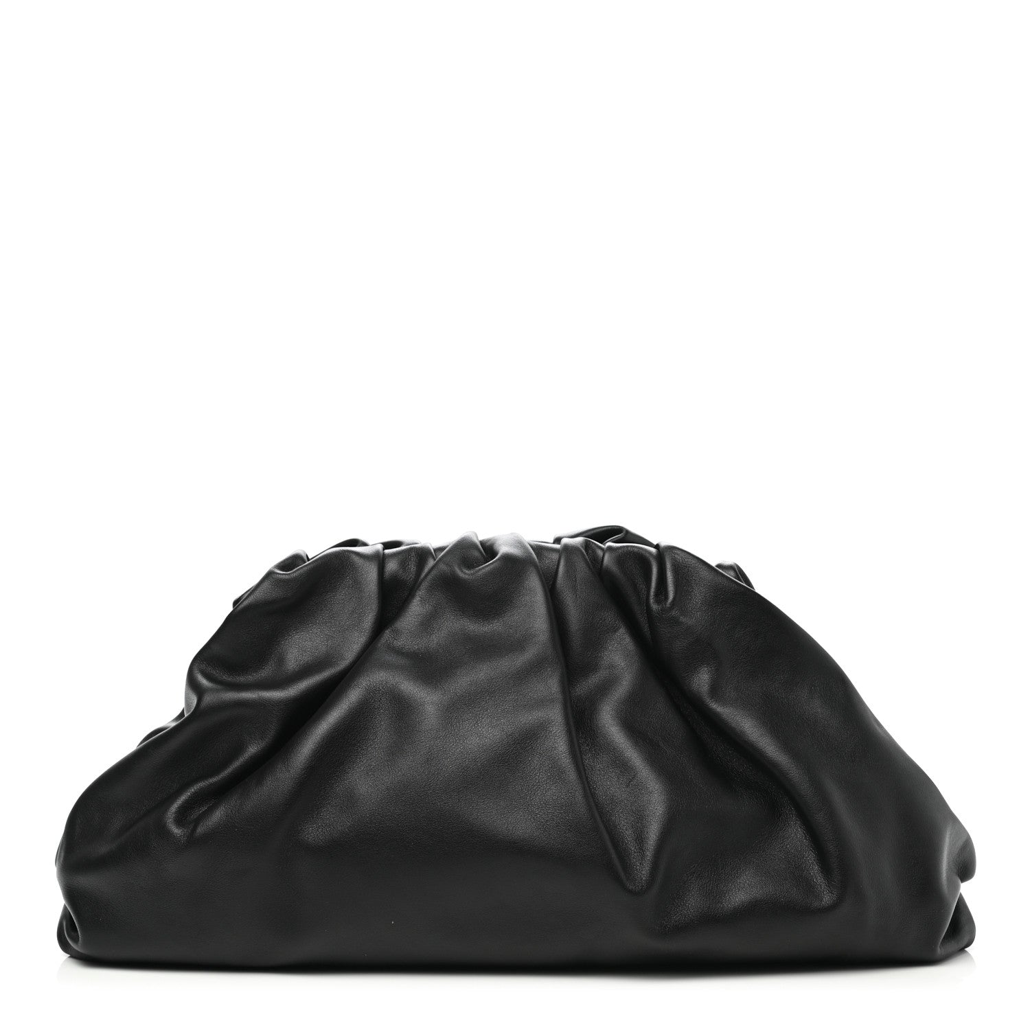Bottega Veneta Smooth Butter Calf The Pouch Oversized Clutch Black 1 of 7