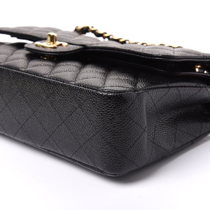 Chanel Caviar Quilted Medium Double Flap Black 6 of 10