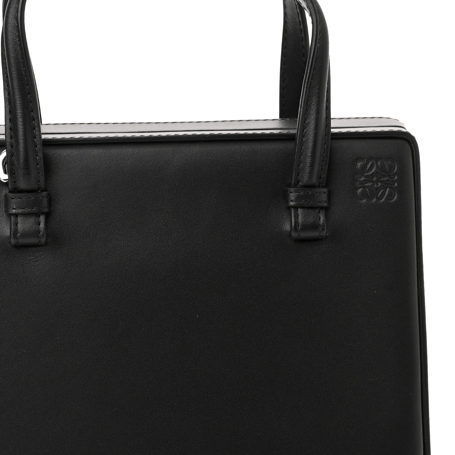 Loewe Calfskin Small Postal Bag Black 7 of 9