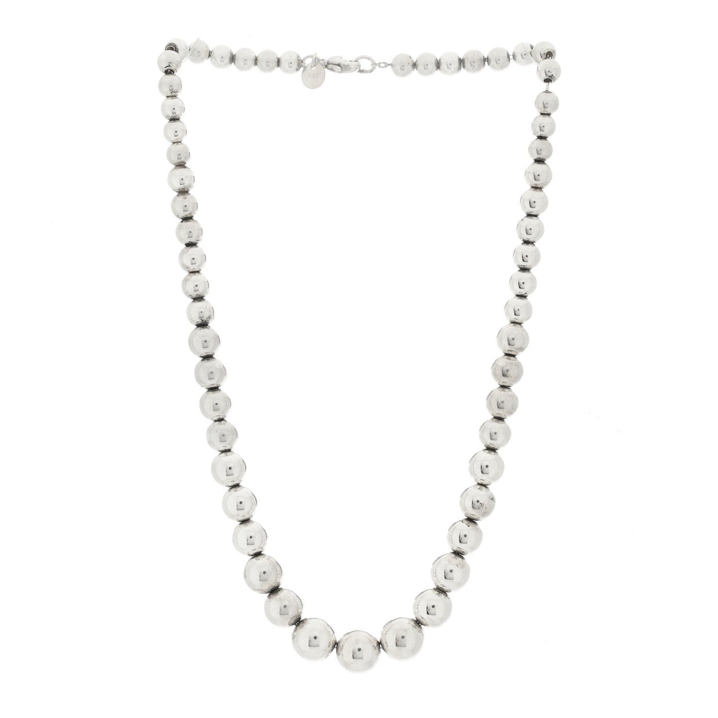 Sterling Silver HardWear Graduated Ball Necklace