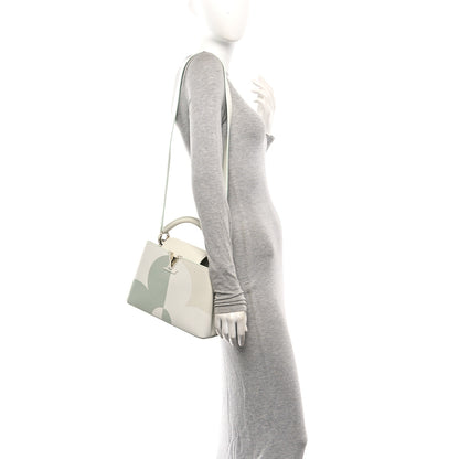 Louis Vuitton Taurillon Monogram Flower Capucines BB Jade 2 of 12
