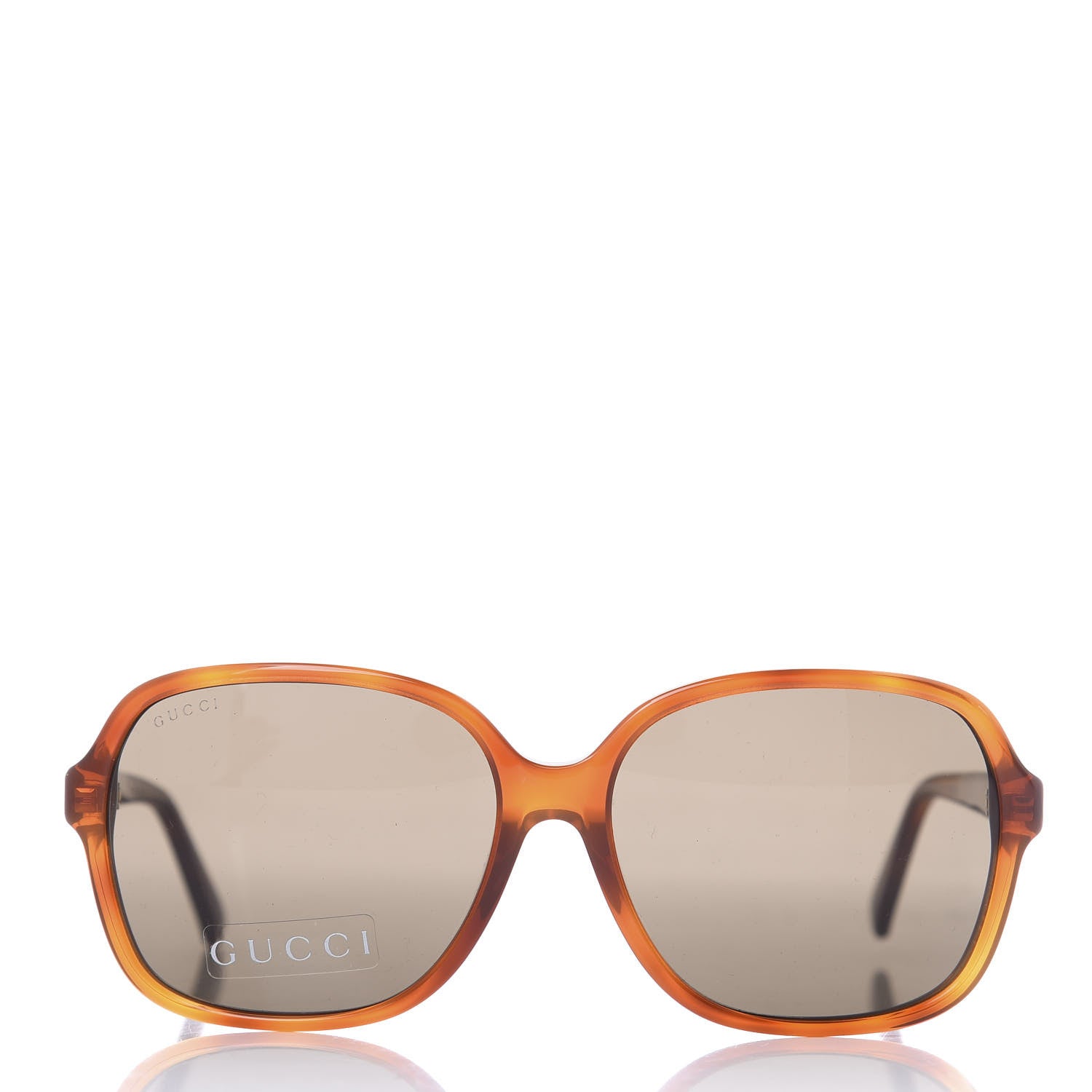 Gucci Acetate Square Frame Sunglasses GG 3834/F/S Brown 2 of 8