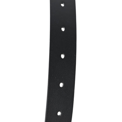 Christian Dior Calfskin 30 Montaigne Cut-Out CD Belt 80 32 Black 6 of 6