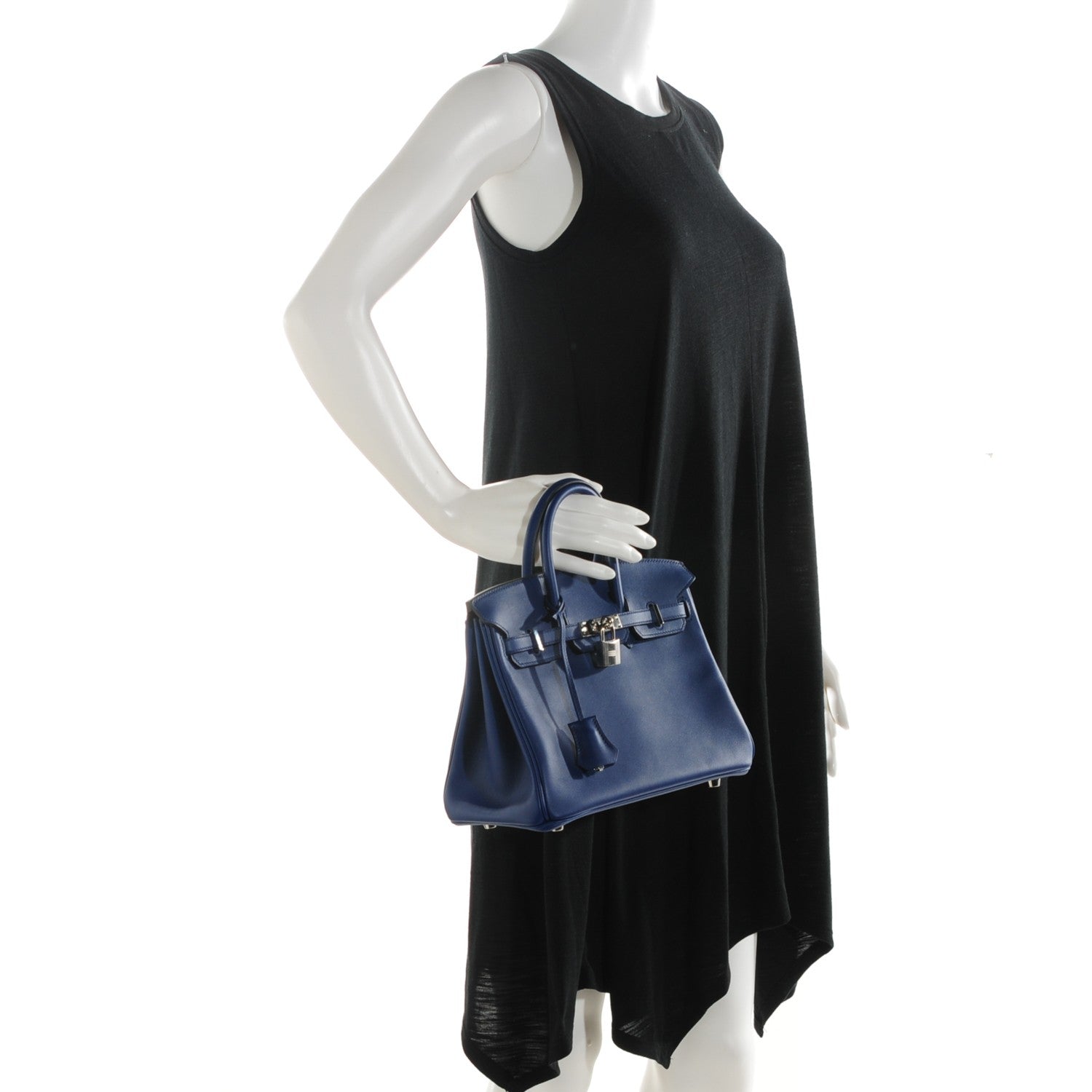 Hermes Swift Birkin 25 Bleu Saphir 2 of 23