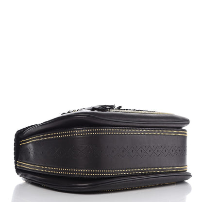 Gucci Calfskin New Bamboo Large Top Handle Bag Black 4 of 12