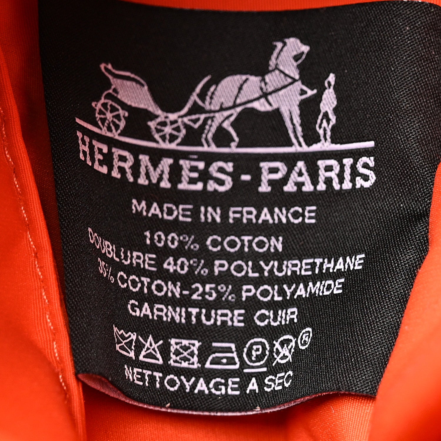 Hermes Cotton Canvas Mini Mini Bolide Travel Cosmetic Pouch Feu 6 of 8