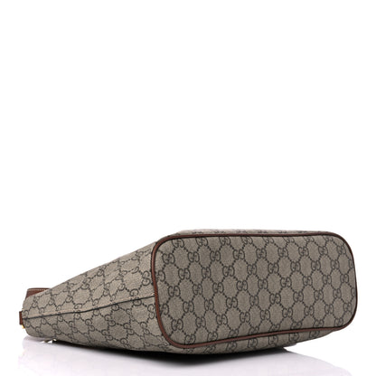 Gucci Soft GG Supreme Monogram Small Crossbody Tote Beige Cuir 4 of 15