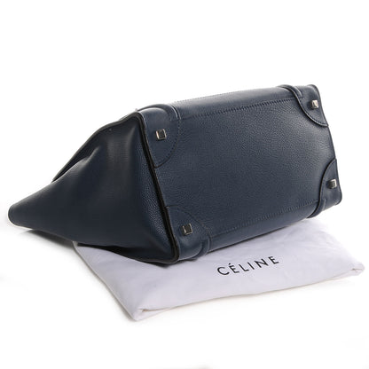 Celine Drummed Calfskin Mini Luggage Orage 4 of 9