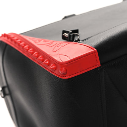 Christian Louboutin Calfskin Sneakender Studded Duffle Bag Black 9 of 16