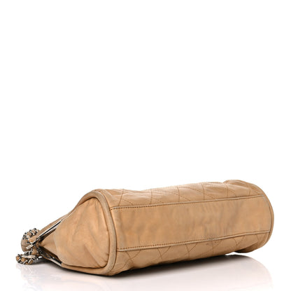 Chanel Lambskin Stitched Medium Ultimate Soft Tote Beige 4 of 19