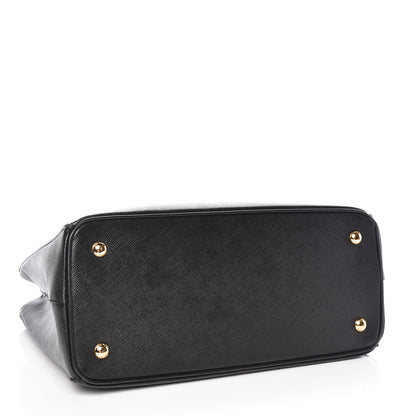 Prada Saffiano Lux Small Tote Nero Black 4 of 9