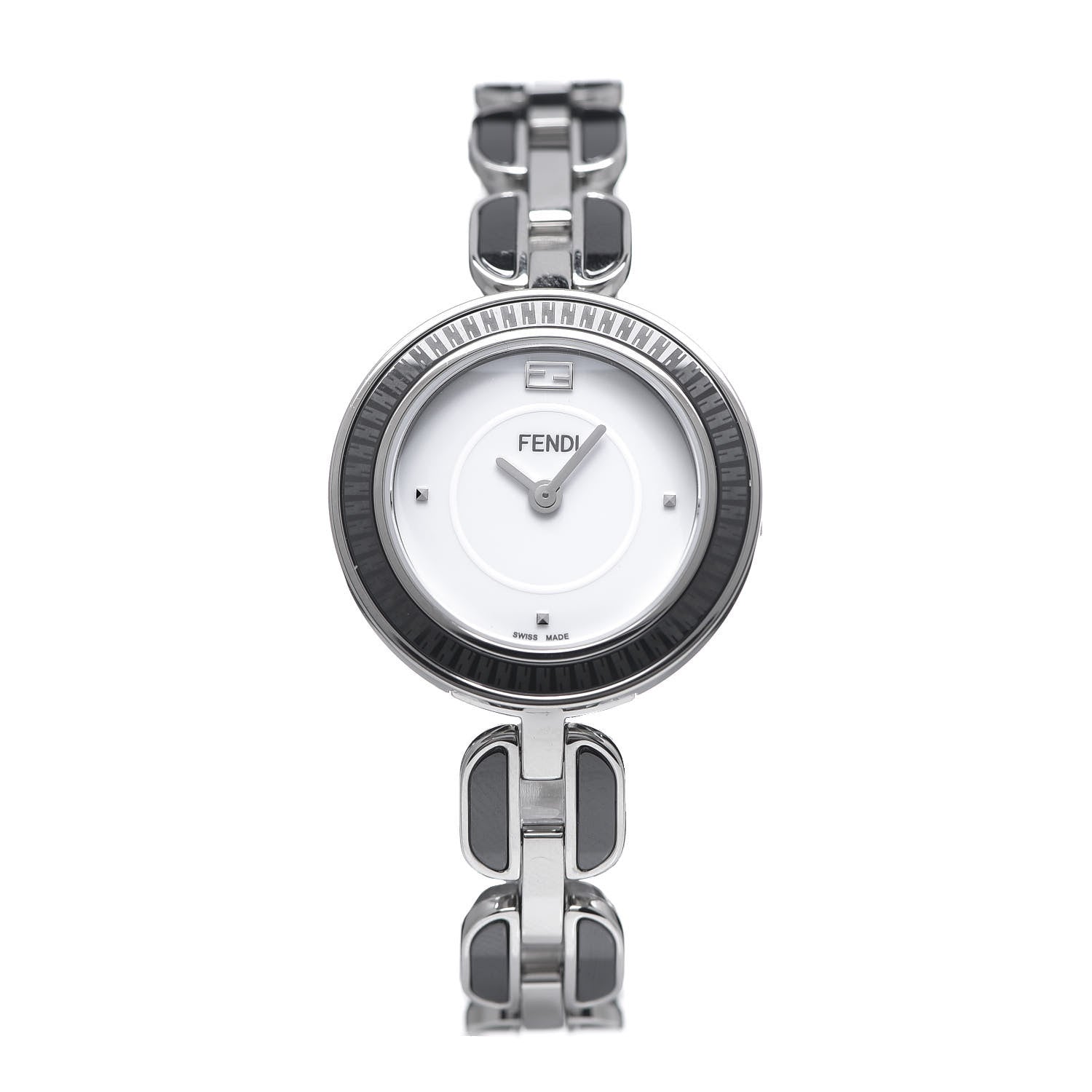 Fendi Stainless Steel Ceramic 28mm My Way Quartz Watch 1 of 6