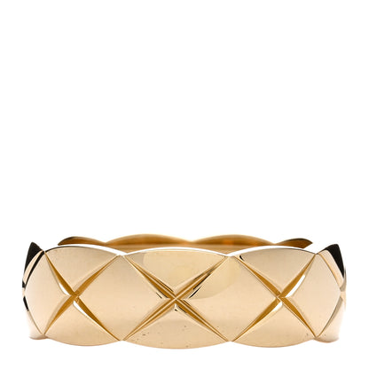 Chanel 18K Yellow Gold Small Coco Crush Ring 55 7.25 1 of 4