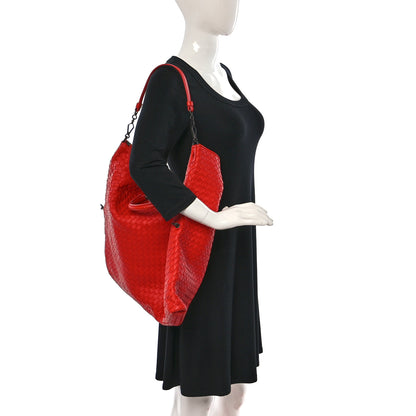 Bottega Veneta Nappa Intrecciato Maxi Convertible Tote Vesuvio 2 of 9