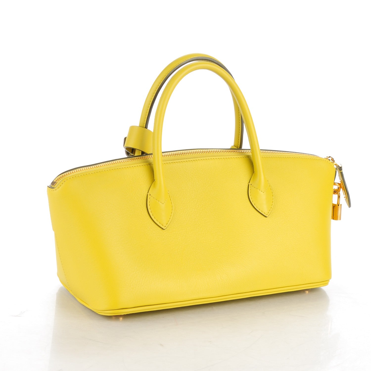 Louis Vuitton Chevre Frisson Triangle Yellow 3 of 7