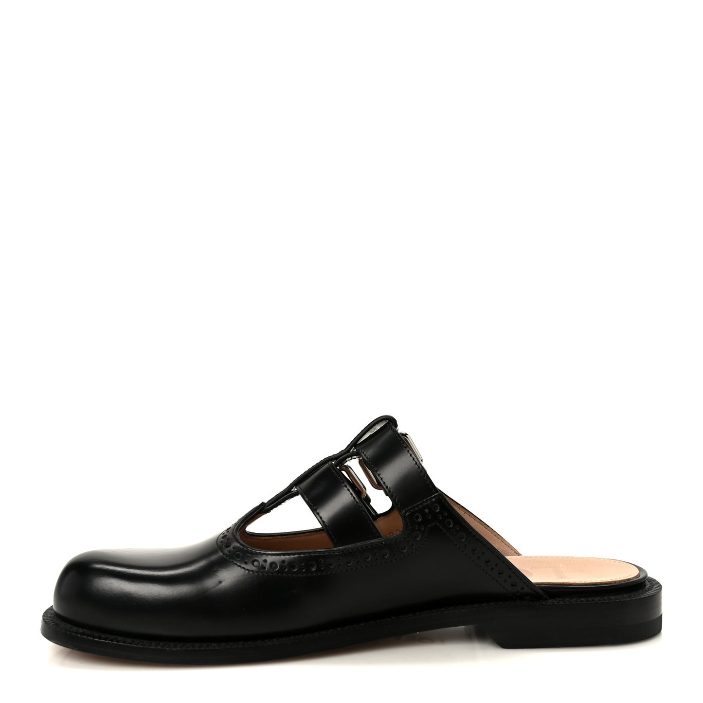 Calfskin Campo Mary Jane Mule 39 Black